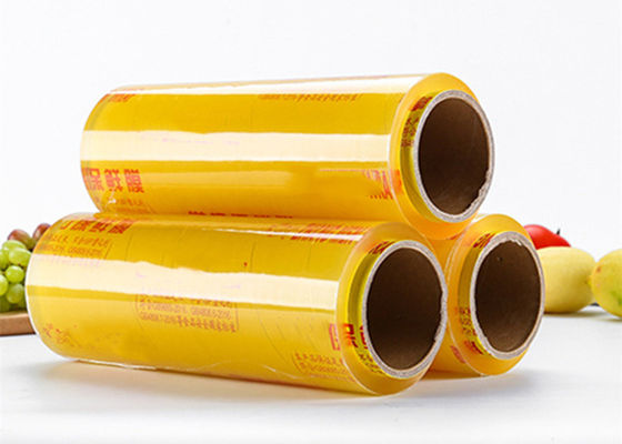 45 سانتی متر 50 سانتی متر مواد غذایی تازه PVC Cling Wrap فیلم پلاستیکی قابل تجزیه برای بسته بندی مواد غذایی
