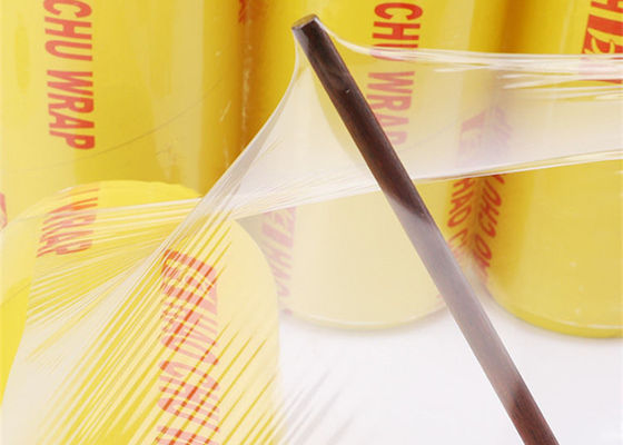 45 سانتی متر 50 سانتی متر مواد غذایی تازه PVC Cling Wrap فیلم پلاستیکی قابل تجزیه برای بسته بندی مواد غذایی