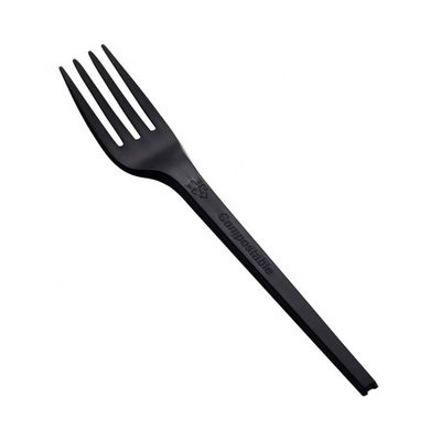 ظروف آماده برای جشن ظروف میز CPLA ظروف آشپزخانه مجموعه چنگال 165mm چاقو قاشق با دستمال