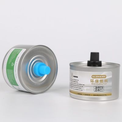 سوخت گداز 6 ساعته 7 اونسی با درپوش پلاستیکی و فتیله handy sterno مناسب برای گرمکن ظروف بوفه 170 درجه فارنهایت