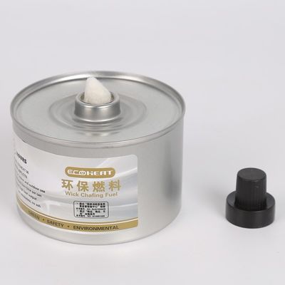 سوخت گداز 6 ساعته 7 اونسی با درپوش پلاستیکی و فتیله handy sterno مناسب برای گرمکن ظروف بوفه 170 درجه فارنهایت